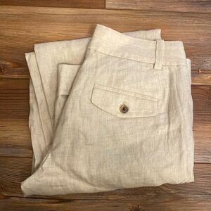 Linen Cafe Trousers